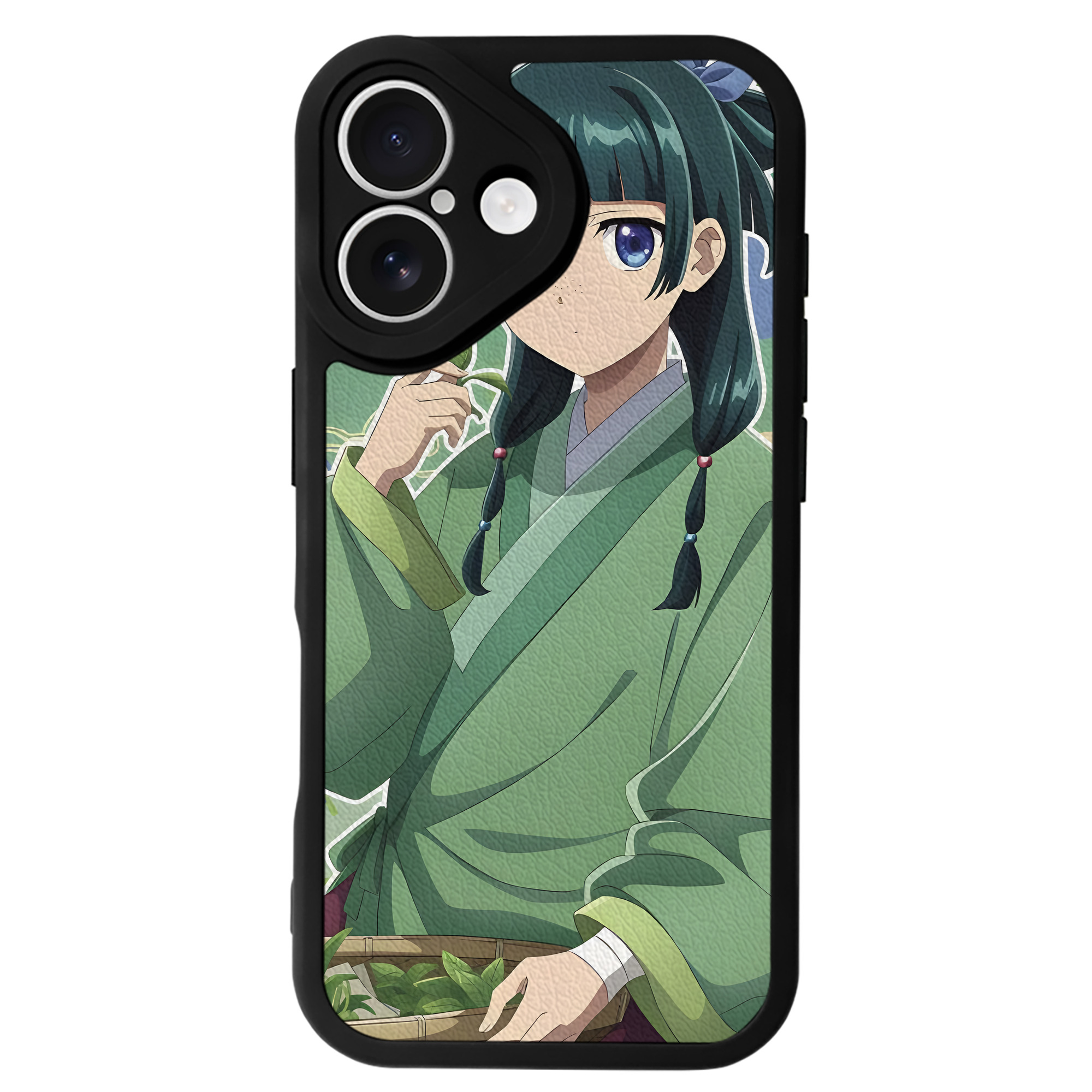 （画像用） 薬屋のひとりごと The Apothecary Diaries 【iPhone 16シリーズ対応】シリコンスマホケース（レザー調） 材質：シリコン